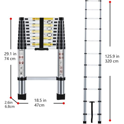 scala telescopica cm 320