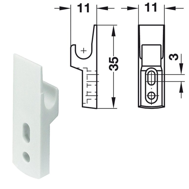 Botola d'ispezione per cartongesso in alluminio con sistema di apertura  push pull 50x60 Chiusure2 