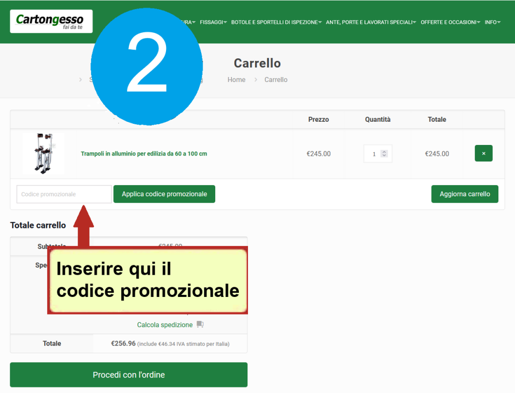 Codice promozionale 2