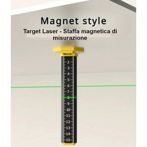 asta magnetica target laser di misurazione