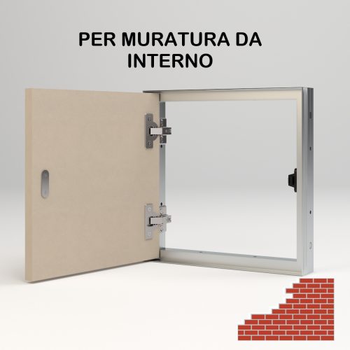 Anta-Filomuro-Mono-Anta-su-Misura-per-muratura-da interno - ispezione