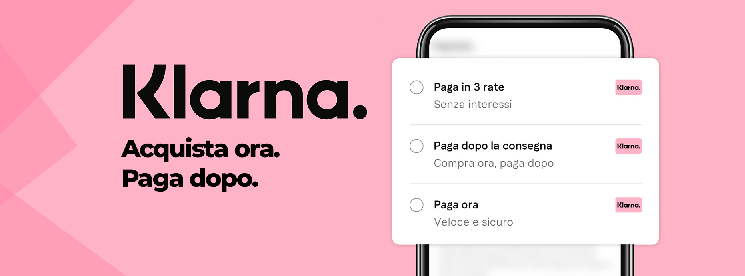 Paga con Klarna sul web