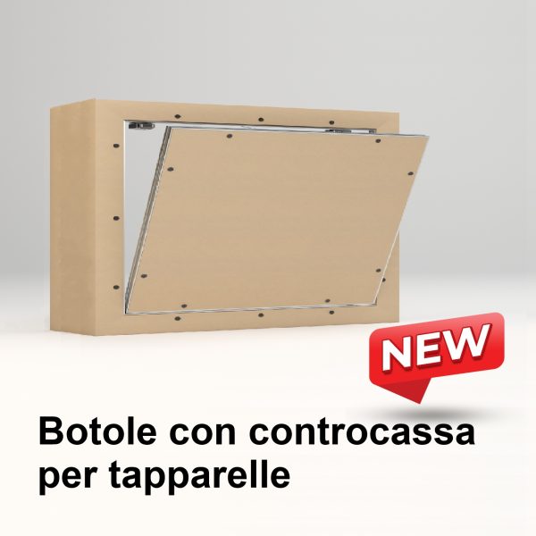 cassonetto da interno ed esterno con anta estraibile per tapparelle