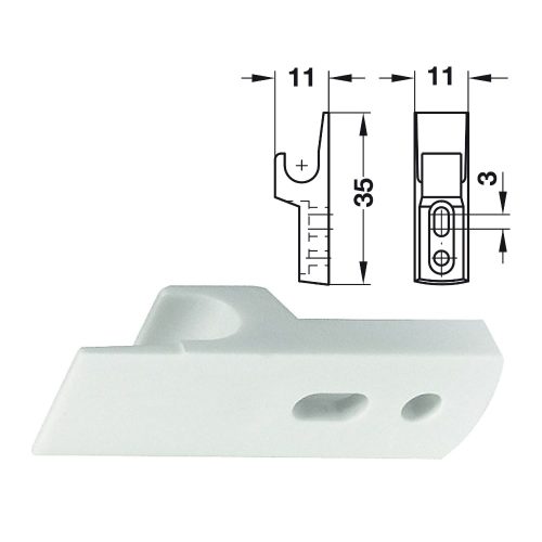 gancio strike mini latch cartongesso botole