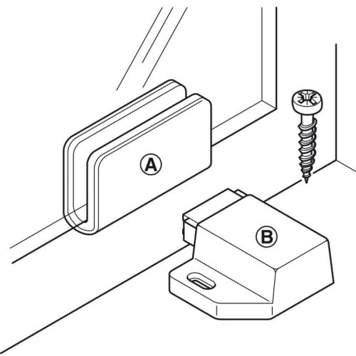 premi e apri magnetico scrocco